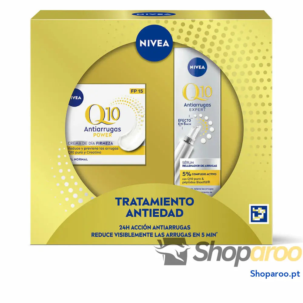 Conjunto de Cosmética Mulher Nivea Q10 ANTI-ARRUGAS Antienvelhecimento Q10 2 Peças