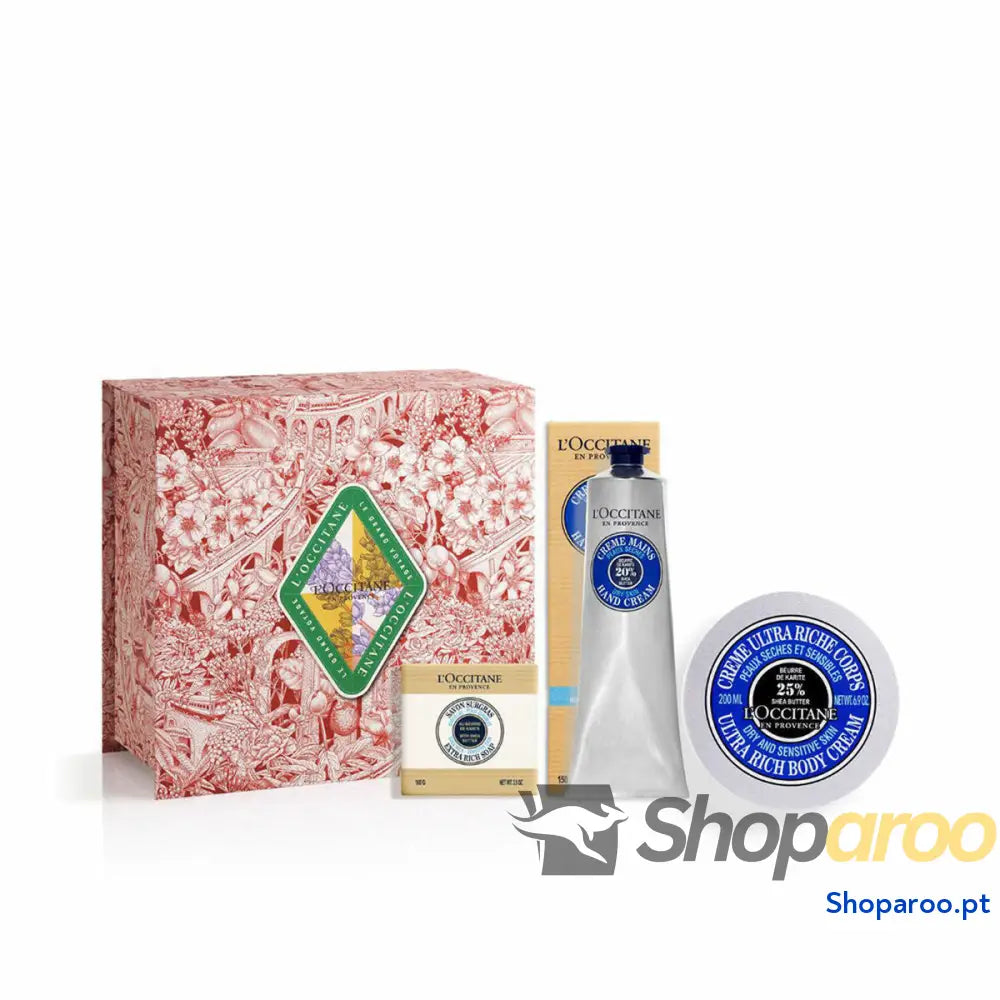 Conjunto de Cosmética Unissexo L'Occitane En Provence KARITÉ 3 Peças