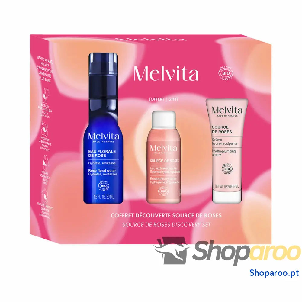 Conjunto de Cosmética Unissexo Melvita EAU DE FLEURS 3 Peças