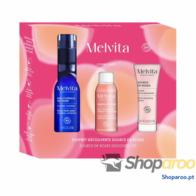Conjunto de Cosmética Unissexo Melvita EAU DE FLEURS 3 Peças
