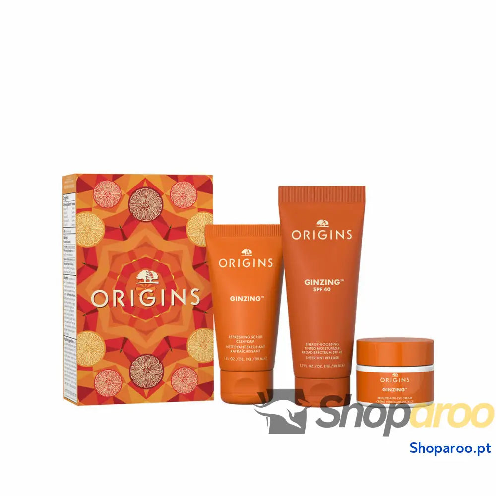 Conjunto de Cosmética Unissexo Origins GINZING 3 Peças
