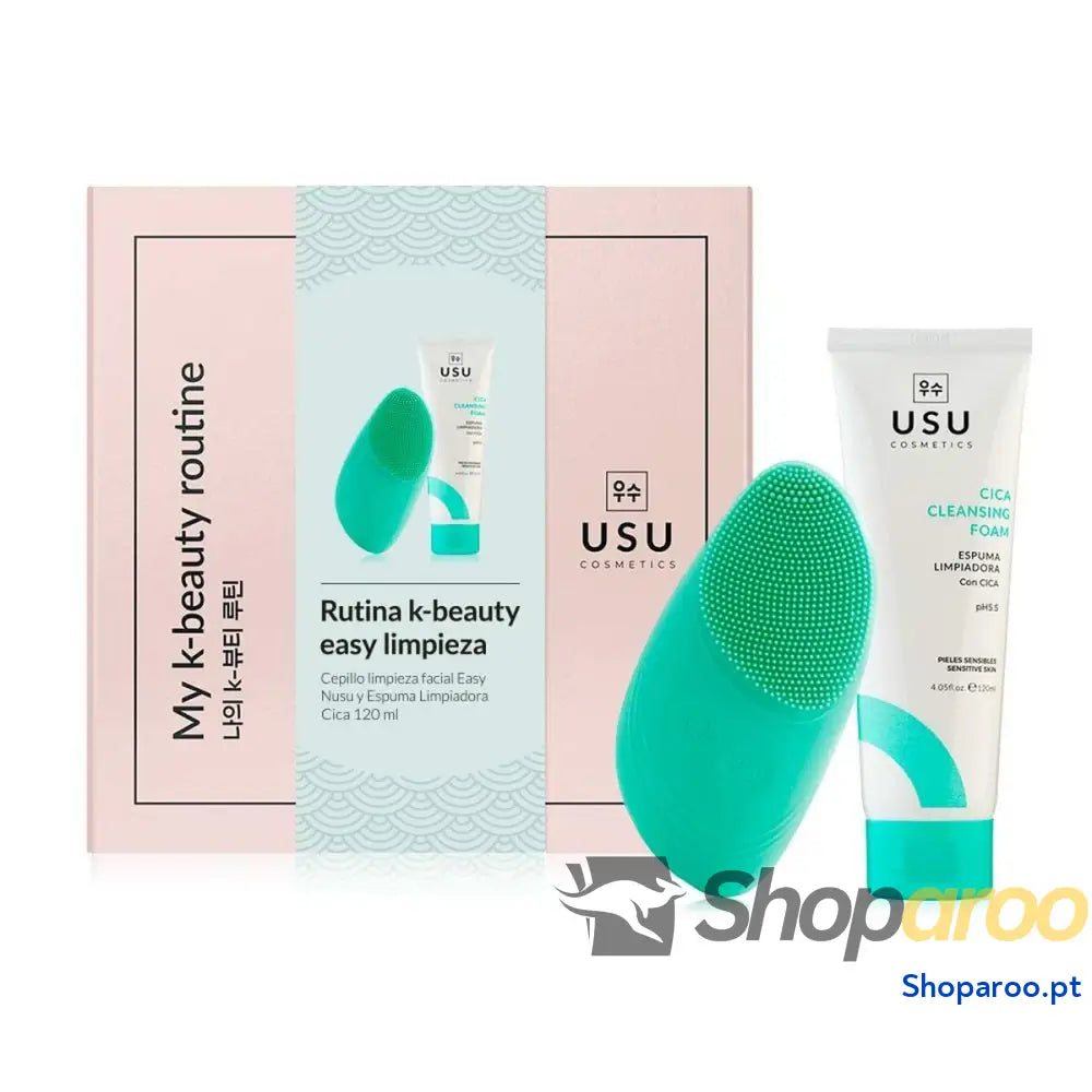 Conjunto de Cosmética Unissexo USU Cosmetics My K-Beauty Easy Rutine 2 Peças