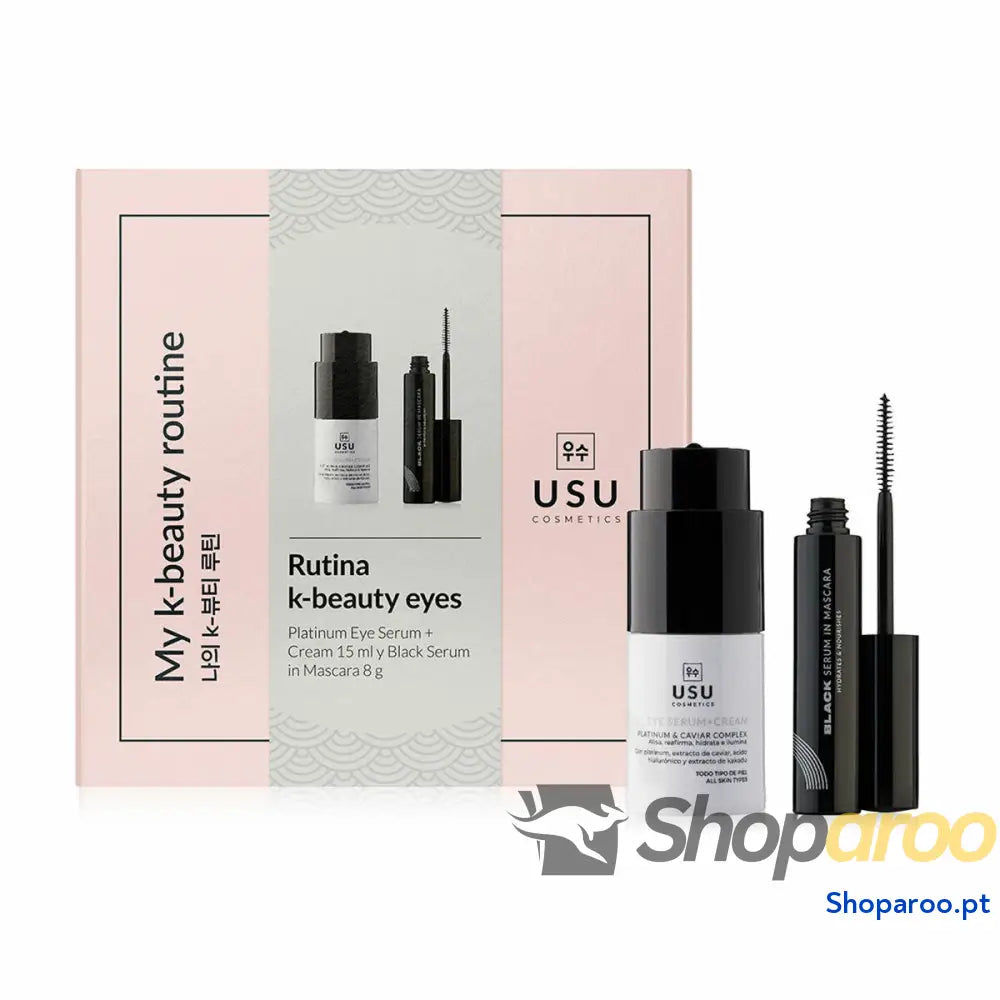 Conjunto de Cosmética Unissexo USU Cosmetics My K-Beauty Eyes Rutine 2 Peças