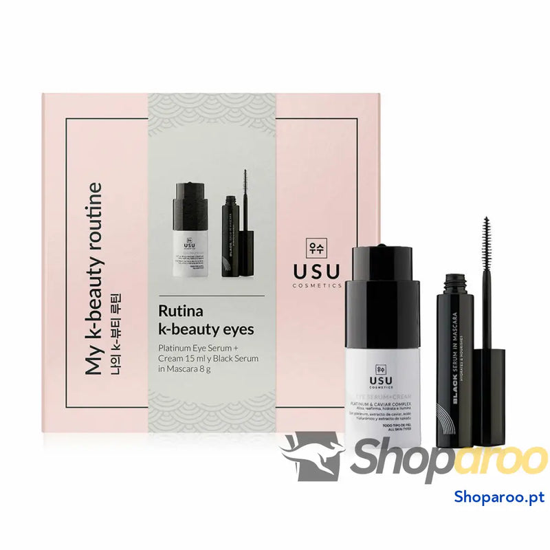 Conjunto de Cosmética Unissexo USU Cosmetics My K-Beauty Eyes Rutine 2 Peças