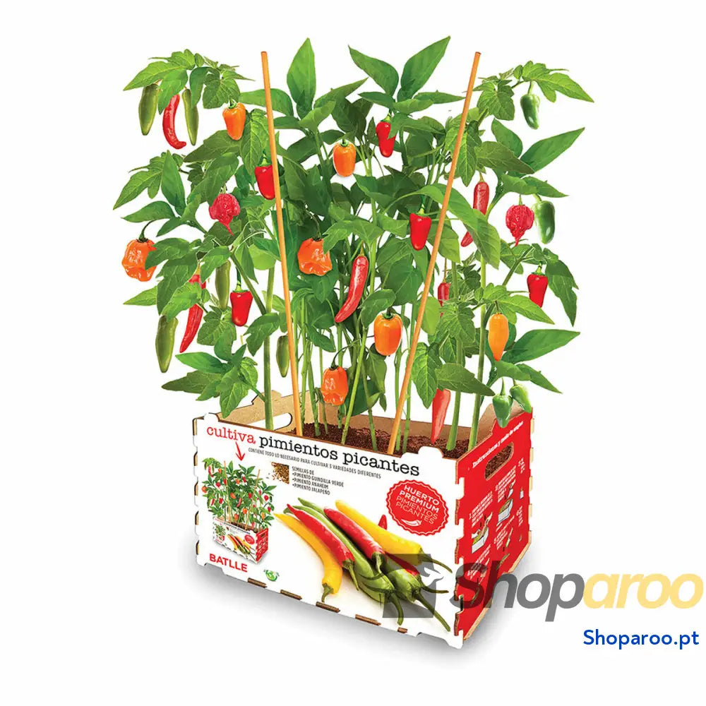 Conjunto de Cultivo Batlle Pimentos Picante 30 x 19,5 x 16,2 cm