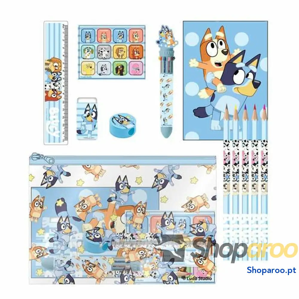 Conjunto de Desenho Bluey Azul