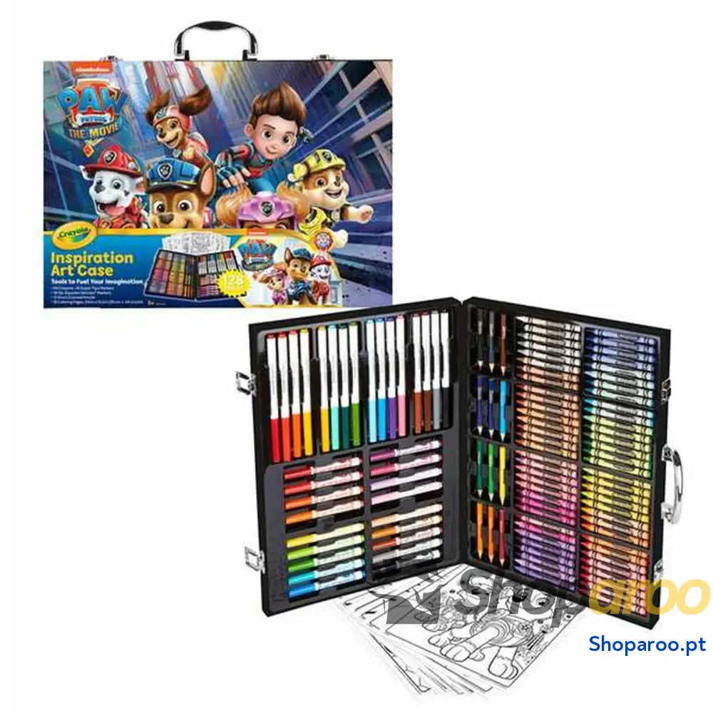 Conjunto de Desenho Crayola Paw Patrol 128 Peças