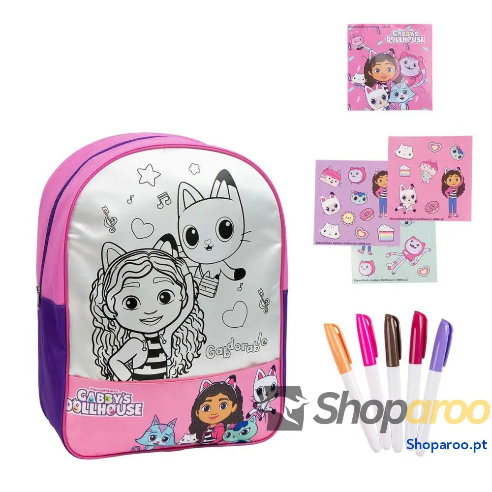 Conjunto de Desenho Gabby's Dollhouse