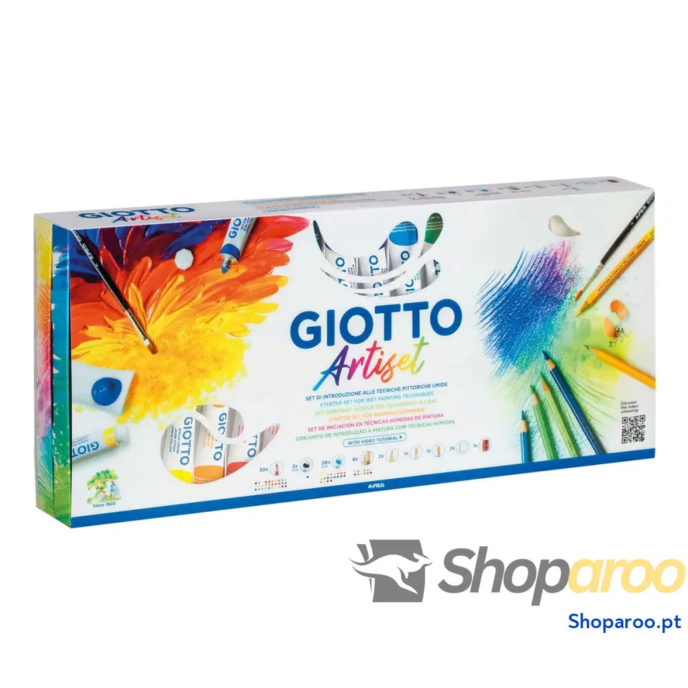 Conjunto de Desenho Giotto Artiset 65 Peças Multicolor