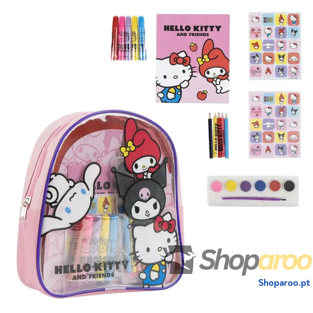 Conjunto de Desenho Hello Kitty