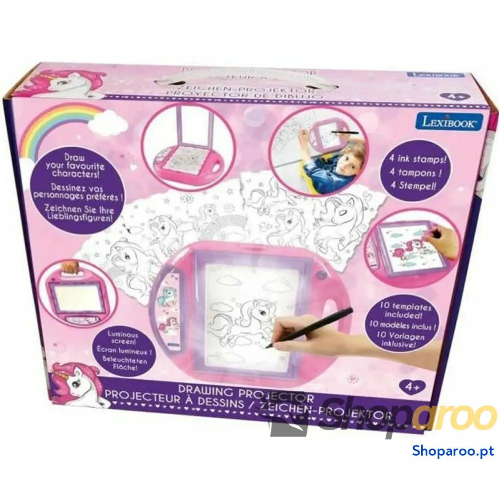 Conjunto de Desenho Lexibook Unicorn Drawing Projector