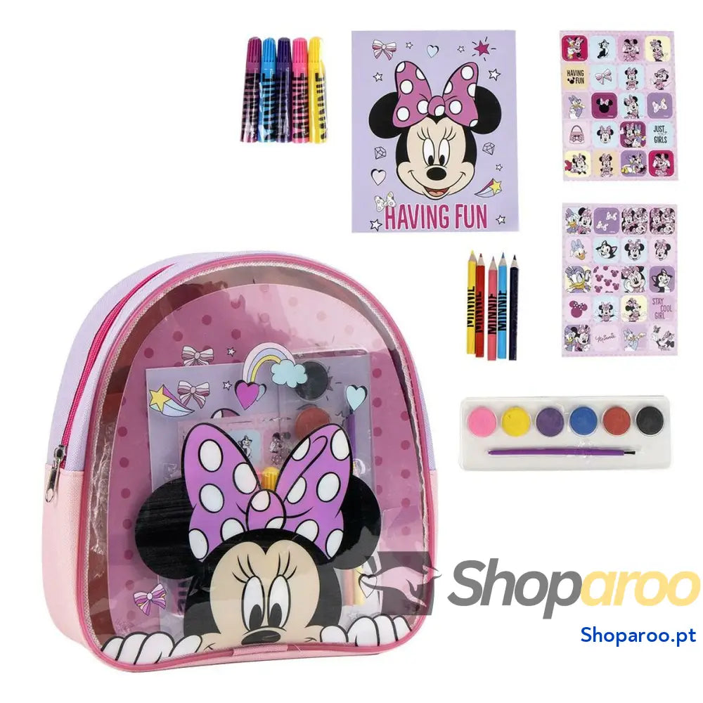 Conjunto de Desenho Minnie Mouse