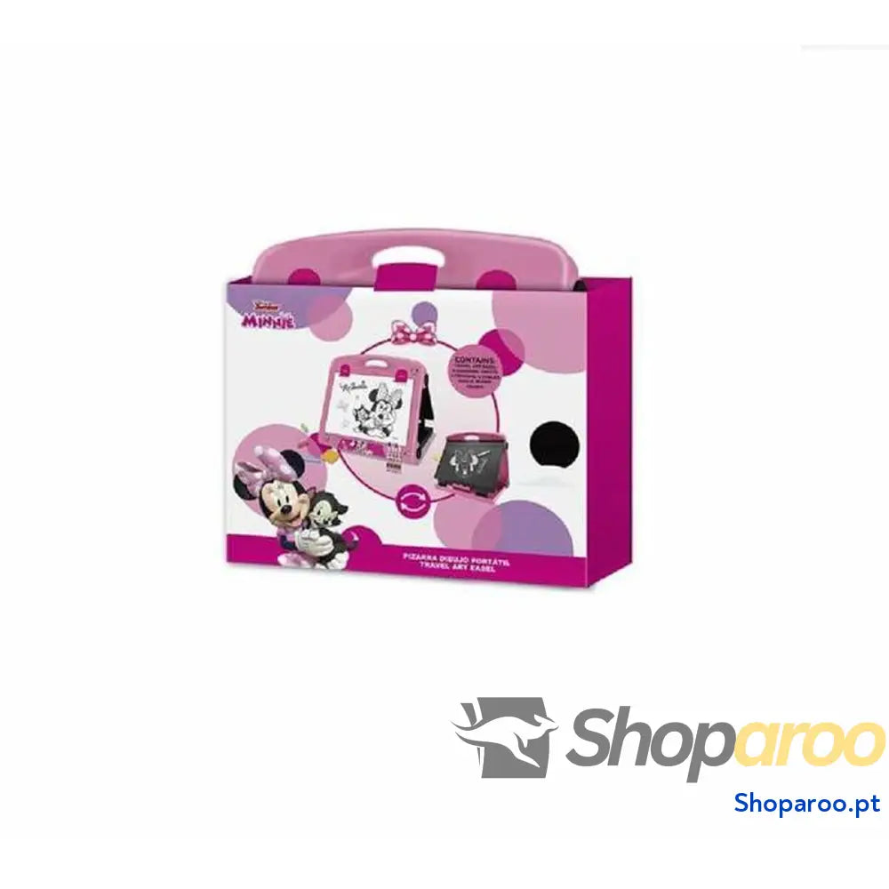 Conjunto de Desenho Minnie Mouse Cor de Rosa