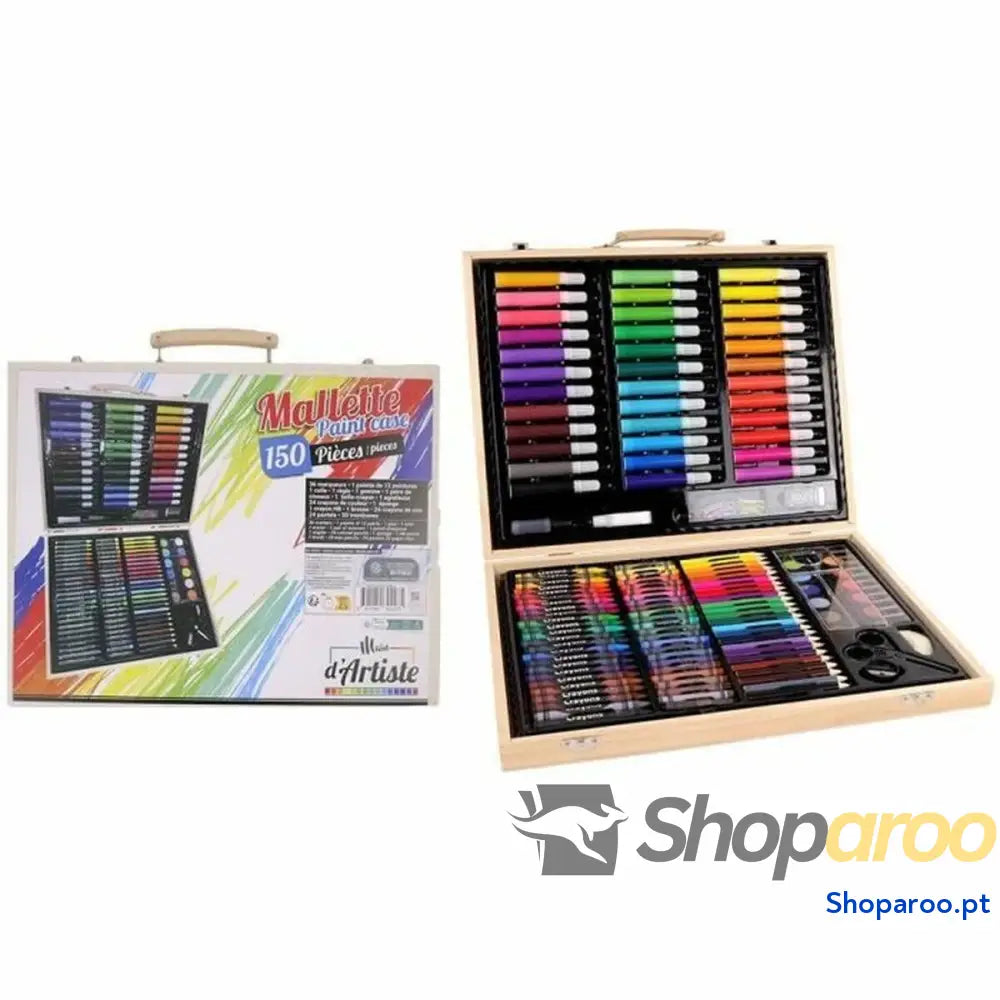 Conjunto de Desenho Multicolor 150 Peças