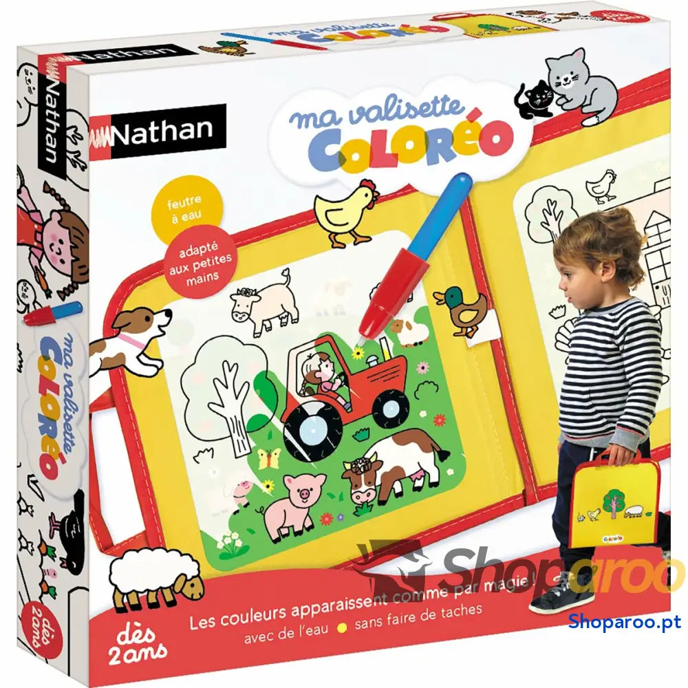 Conjunto de Desenho Nathan MY COLOREO SUITCASE