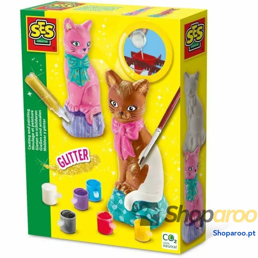 Conjunto de Desenho SES Creative Cat