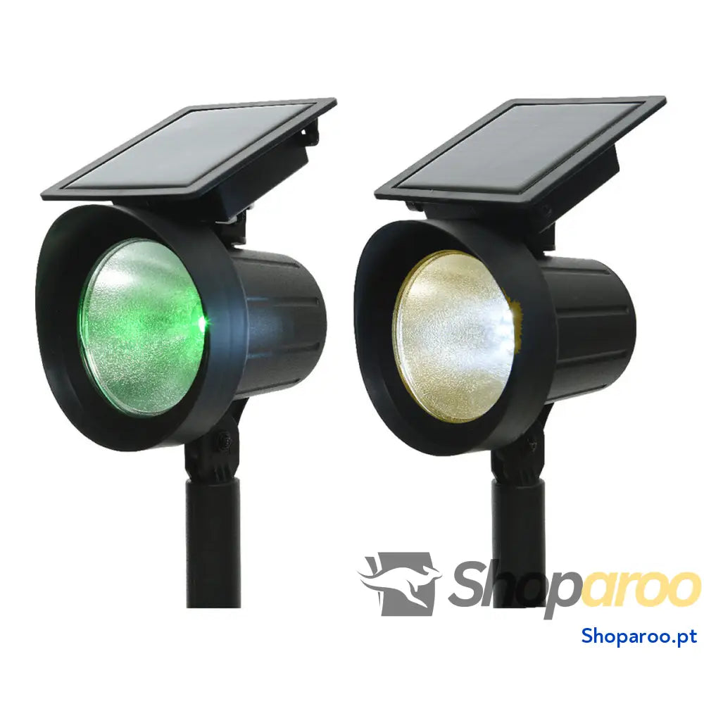 Conjunto de estacas solares de jardim Lumineo 25 lm 13 x 11 x 42,5 cm Solar Projector LED RGB