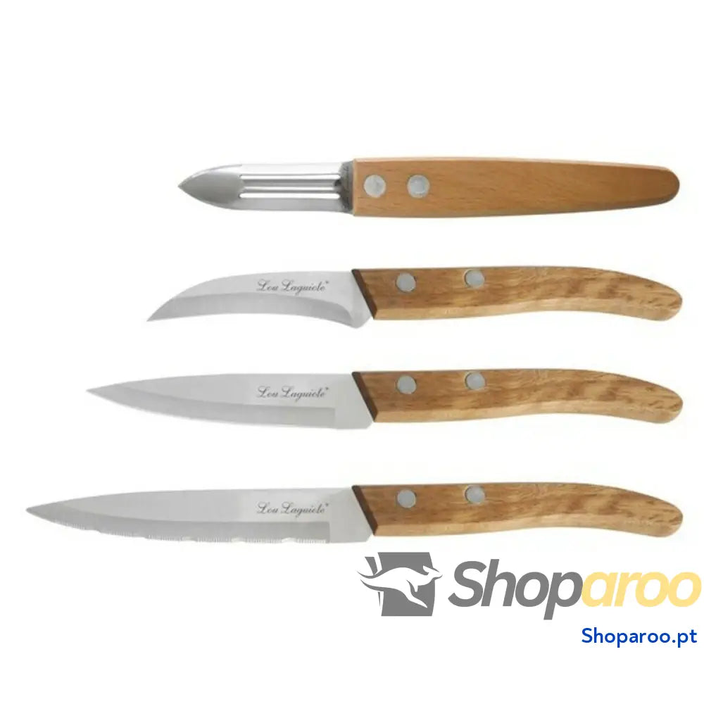 Conjunto de Facas Amefa Forest Wood 4 Peças