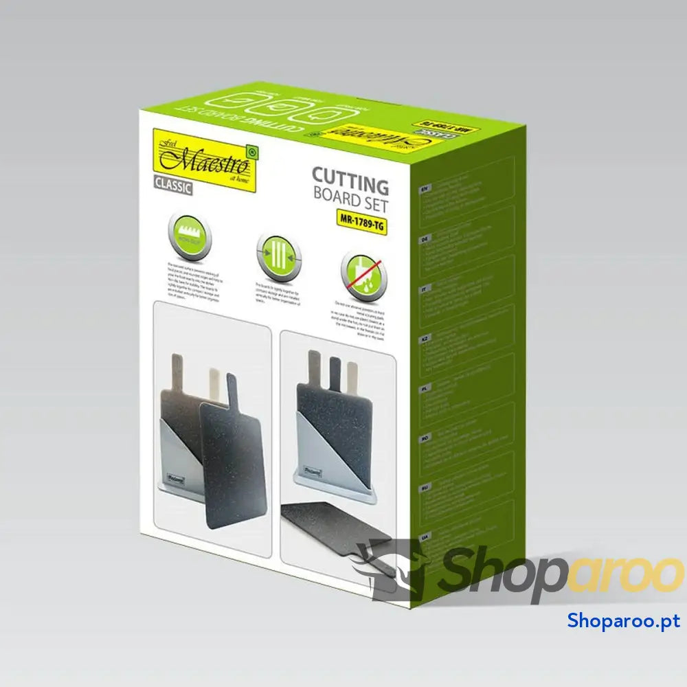 Conjunto de Facas de Cozinha e Suporte Feel Maestro MR-1789TG