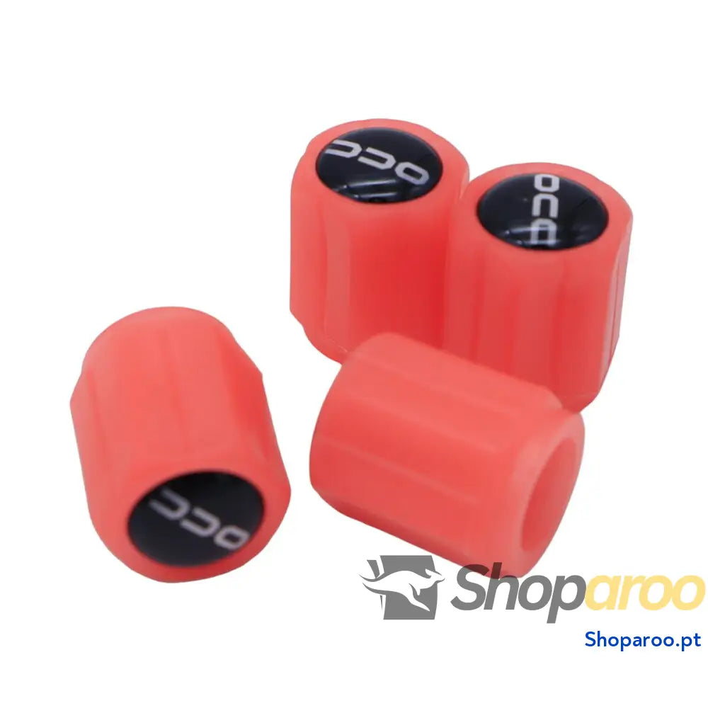 Conjunto de Fichas e Tomadas OCC Motorsport OCCLEV001 4 Unidades Fluorescente Vermelho