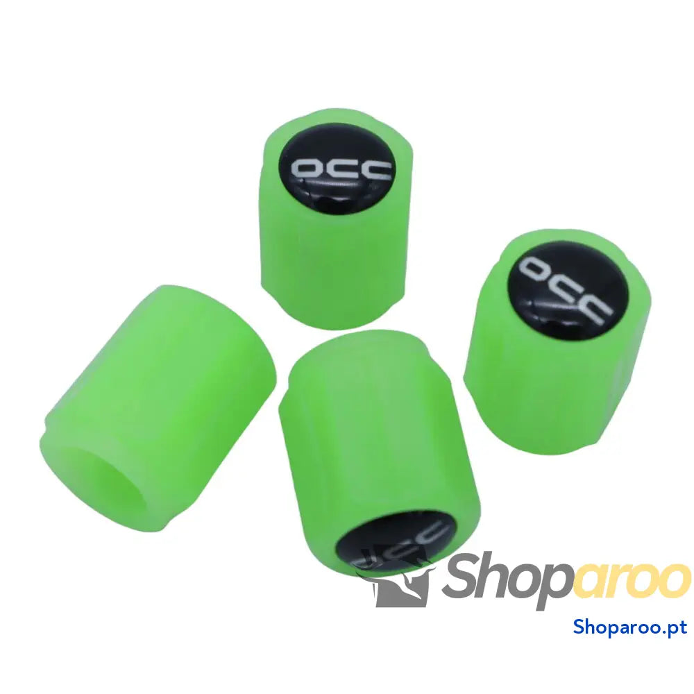 Conjunto de Fichas e Tomadas OCC Motorsport OCCLEV002 4 Unidades Fluorescente Verde