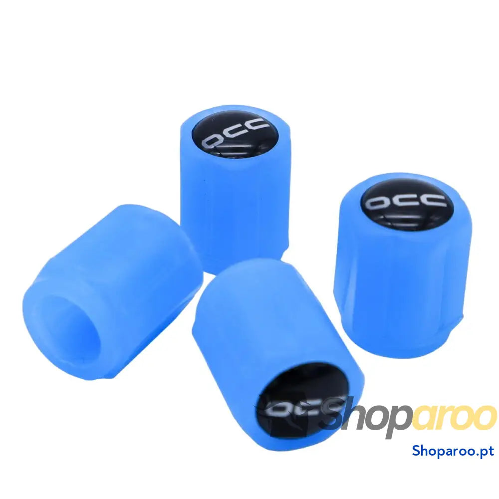 Conjunto de Fichas e Tomadas OCC Motorsport OCCLEV004 4 Unidades Fluorescente Azul