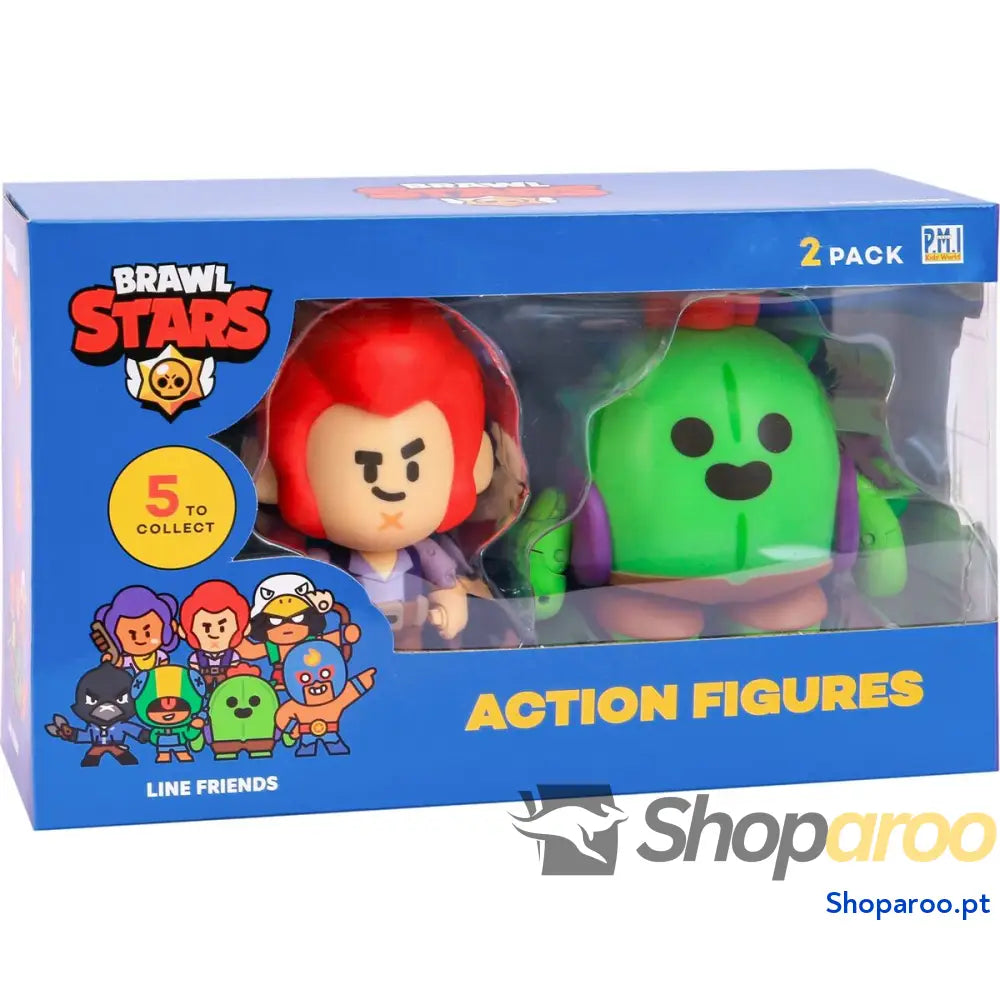 Conjunto de Figuras Brawl Stars BRW6015A 2 Peças