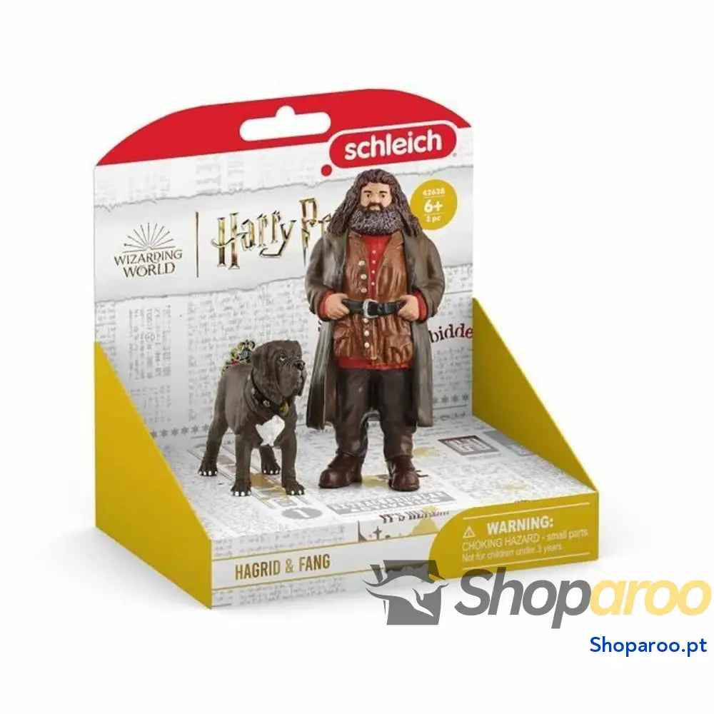 Conjunto de Figuras Harry Potter Hagrid & Fang