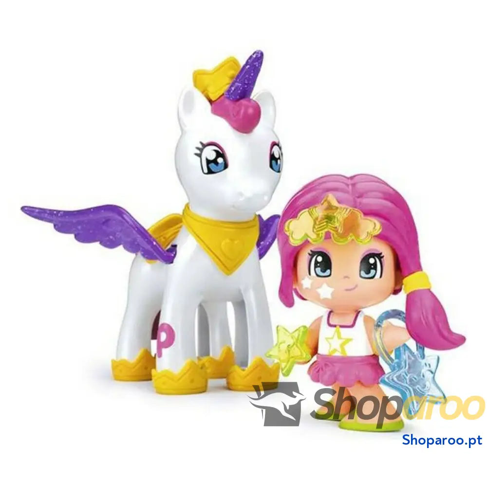Conjunto de Figuras Pinypon Mix is Max Unicorn Pinypon