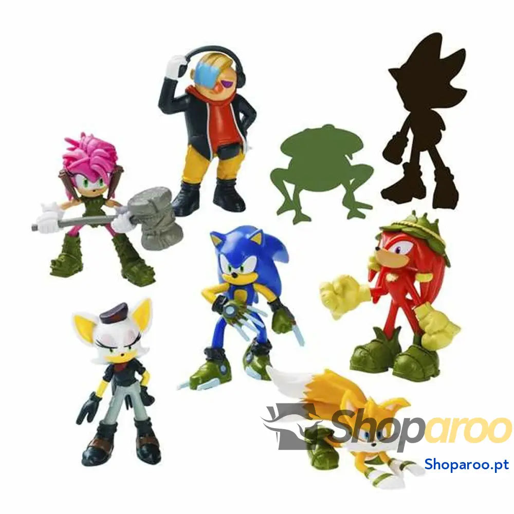 Conjunto de Figuras Sonic 8 Unidades 6,5 cm