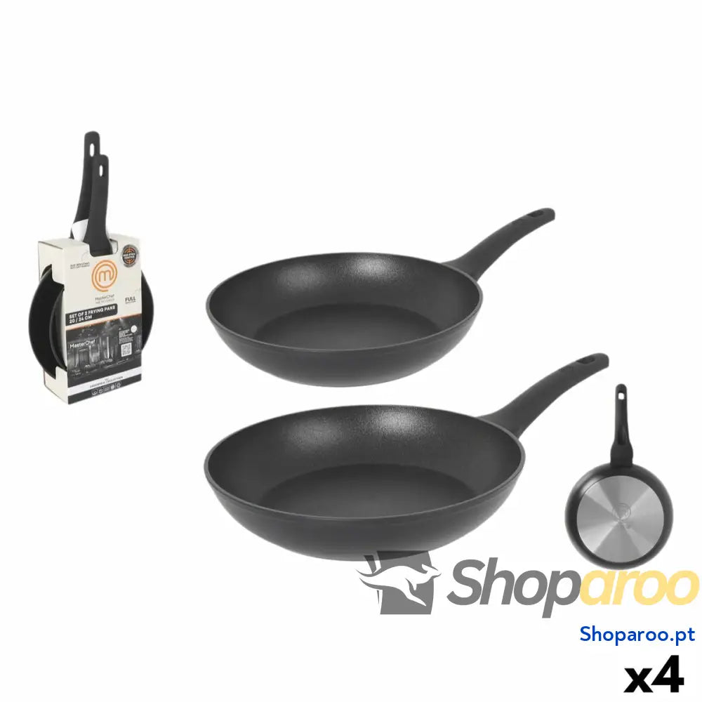 Conjunto de Frigideiras MasterChef 24 cm 20 (4 Unidades)