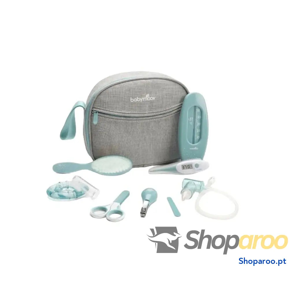 Conjunto de higiene Babymoov Azul Cinzento