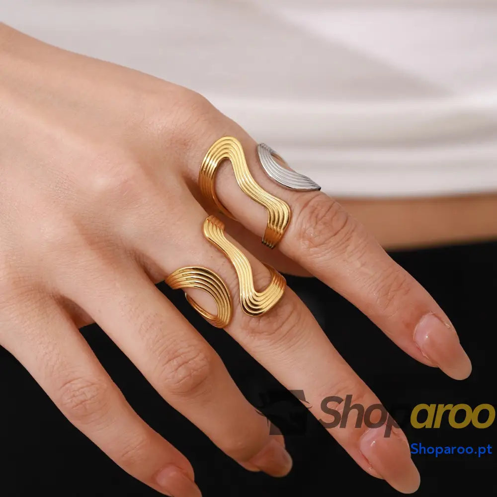 Conjunto de joalharia em ouro 18K (banhado) para um look luxuoso e sofisticado