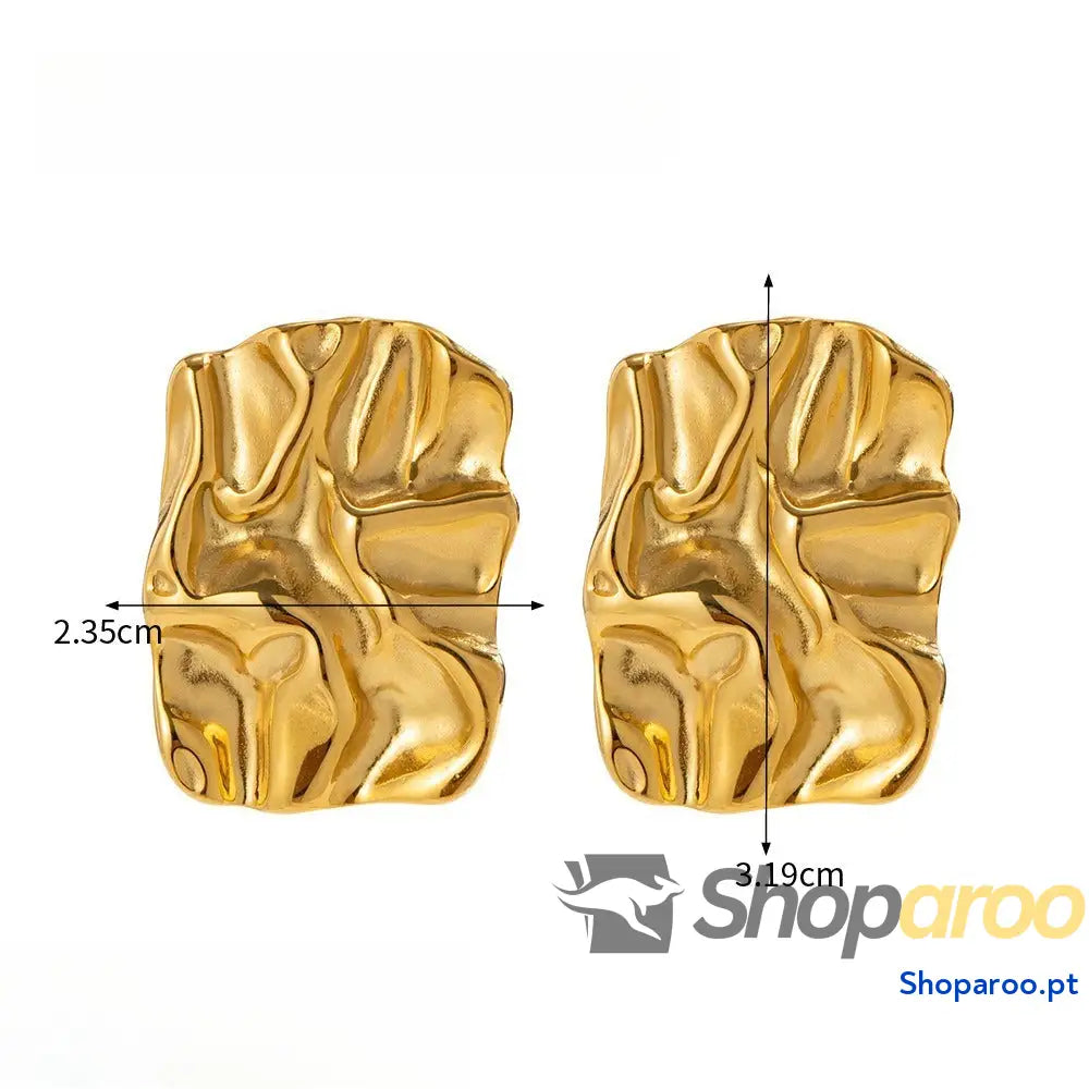 Conjunto de joalharia em ouro 18K (banhado) para um look luxuoso e sofisticado
