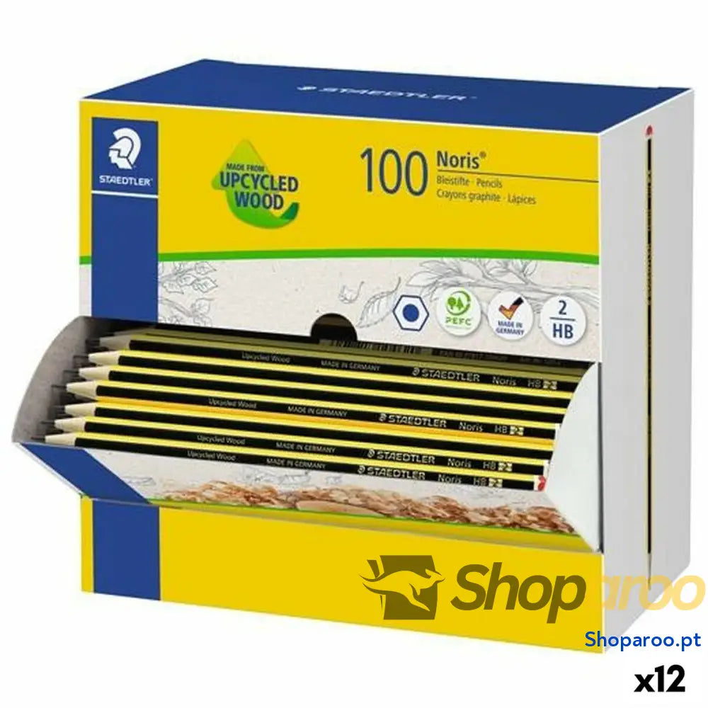 Conjunto de Lápis Staedtler NORIS 120-2 HB Sextavado HB 100 Peças (12 Unidades)