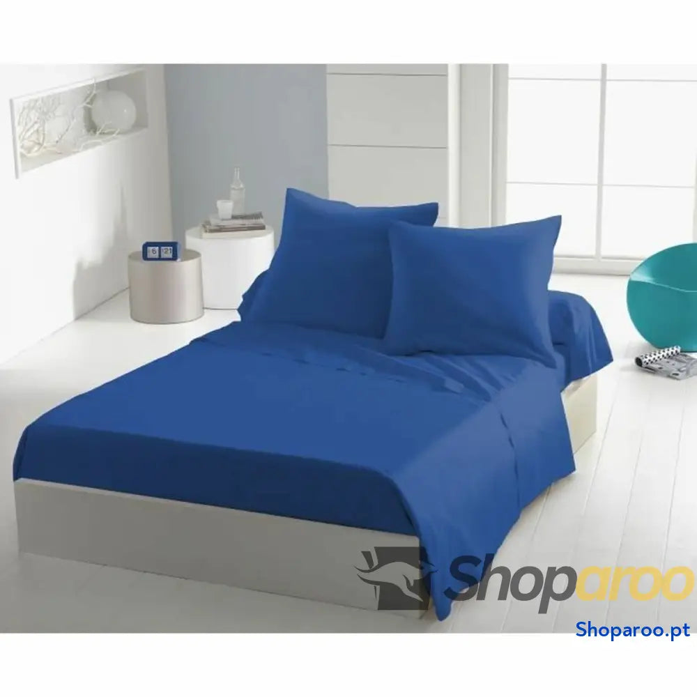 Conjunto de Lençóis HOME LINGE PASSION Flat sheet Azul King