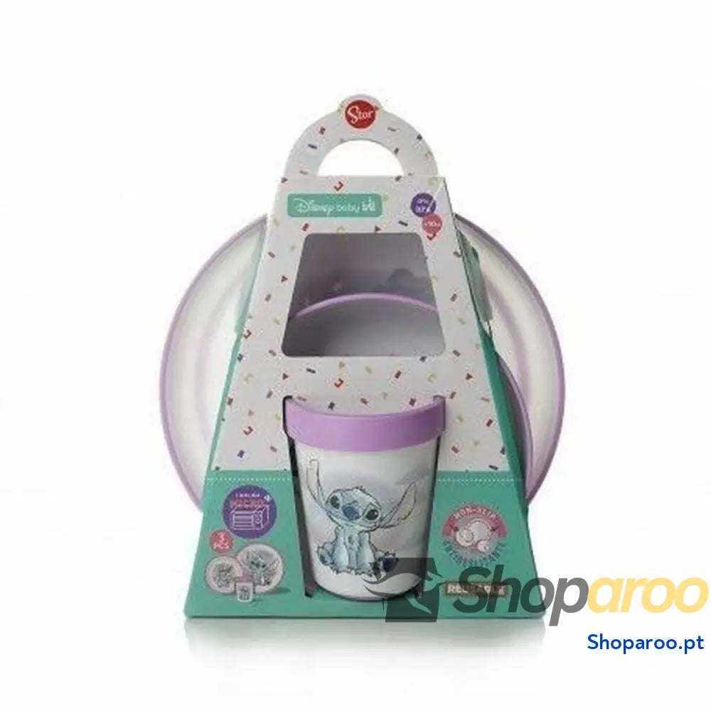 Conjunto de Louça Disney Melamina 3 Peças (2 Unidades)