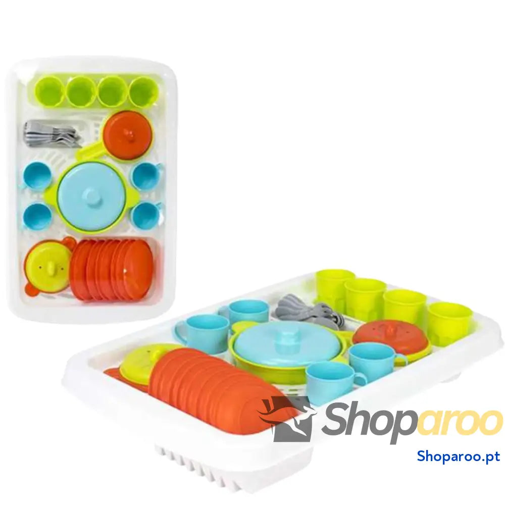 Conjunto de Louça Infantil Brinquedo 35 Peças