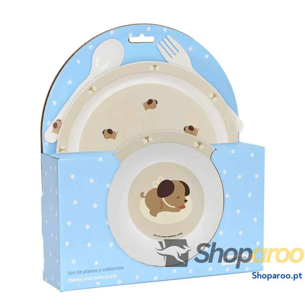 Conjunto de Louça Safta Puppy 22.5 x 26 x 5.5 cm (4 Peças)