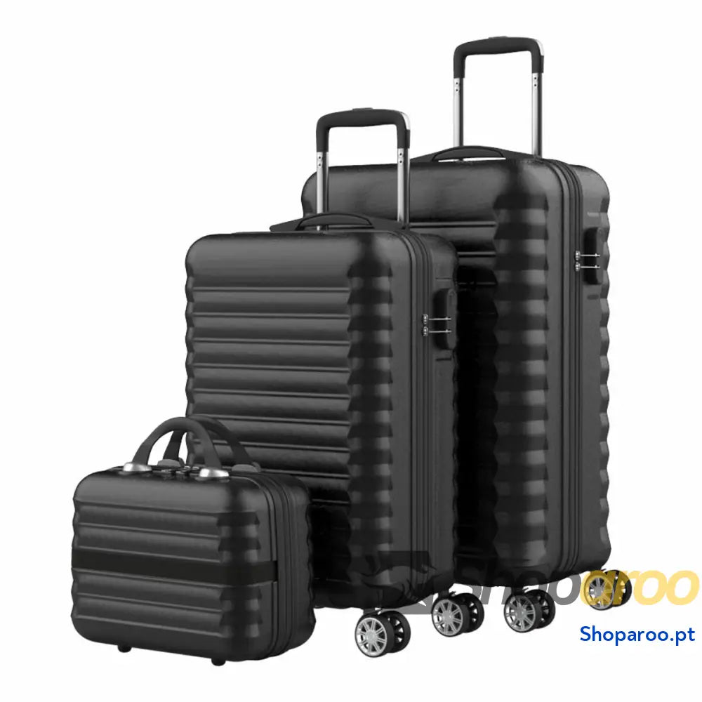 Conjunto de malas Numada Upfly Preto (3 Peças)