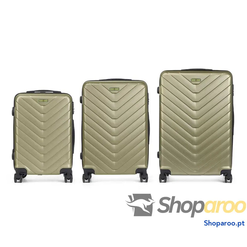 Conjunto de malas Verde 3 Peças