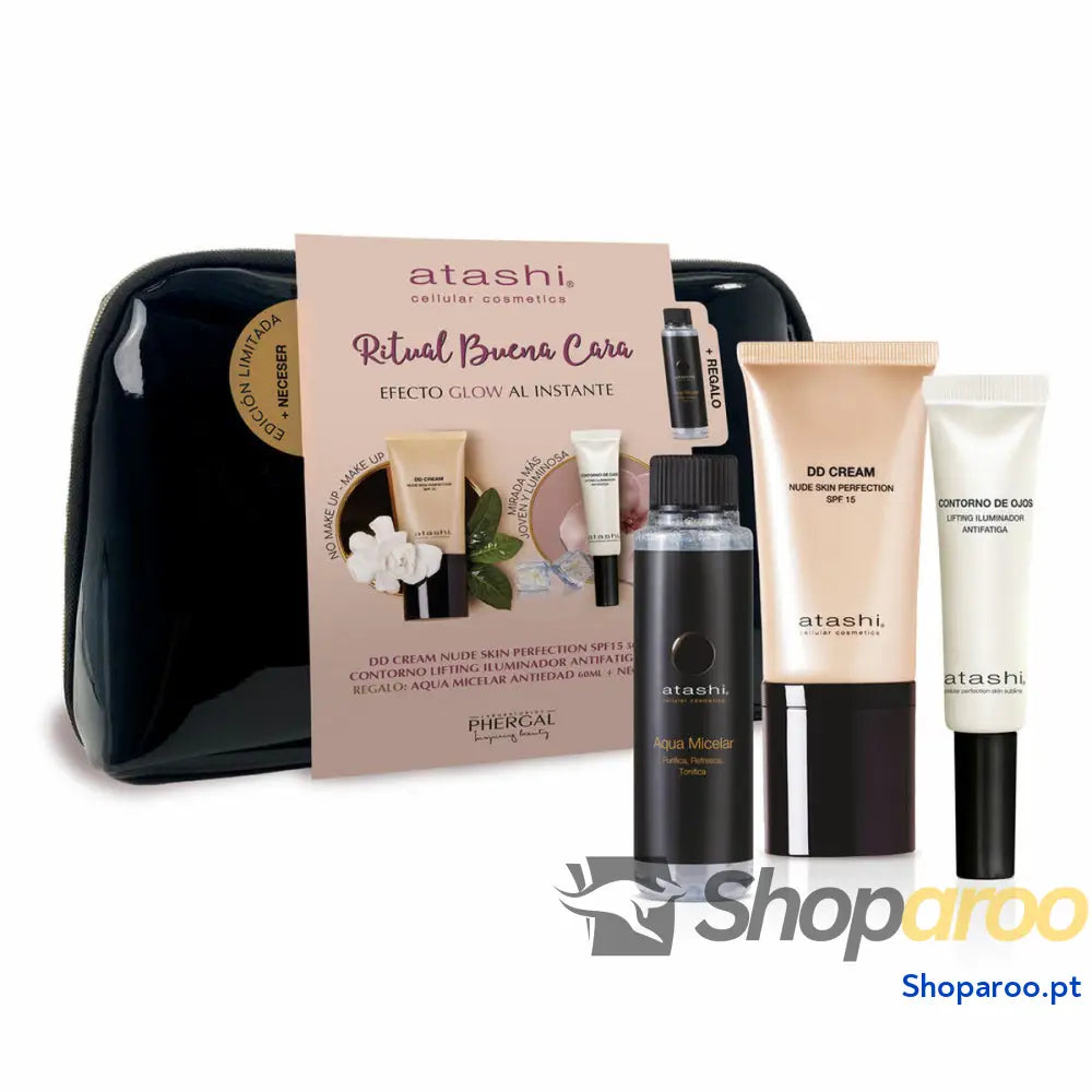 Conjunto de Maquilhagem Atashi CELULLAR COSMETIC 4 Peças