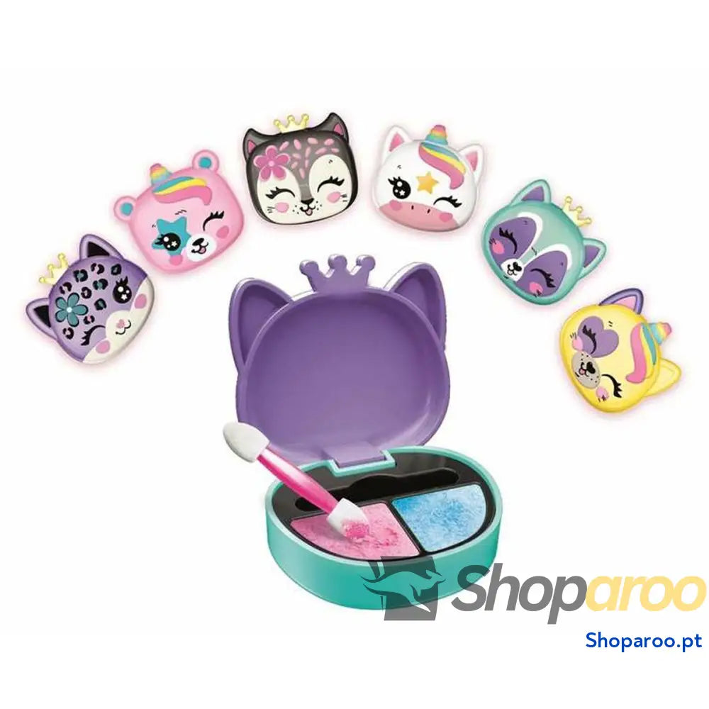 Conjunto de Maquilhagem Infantil Clementoni Lovely Sombra de Olhos