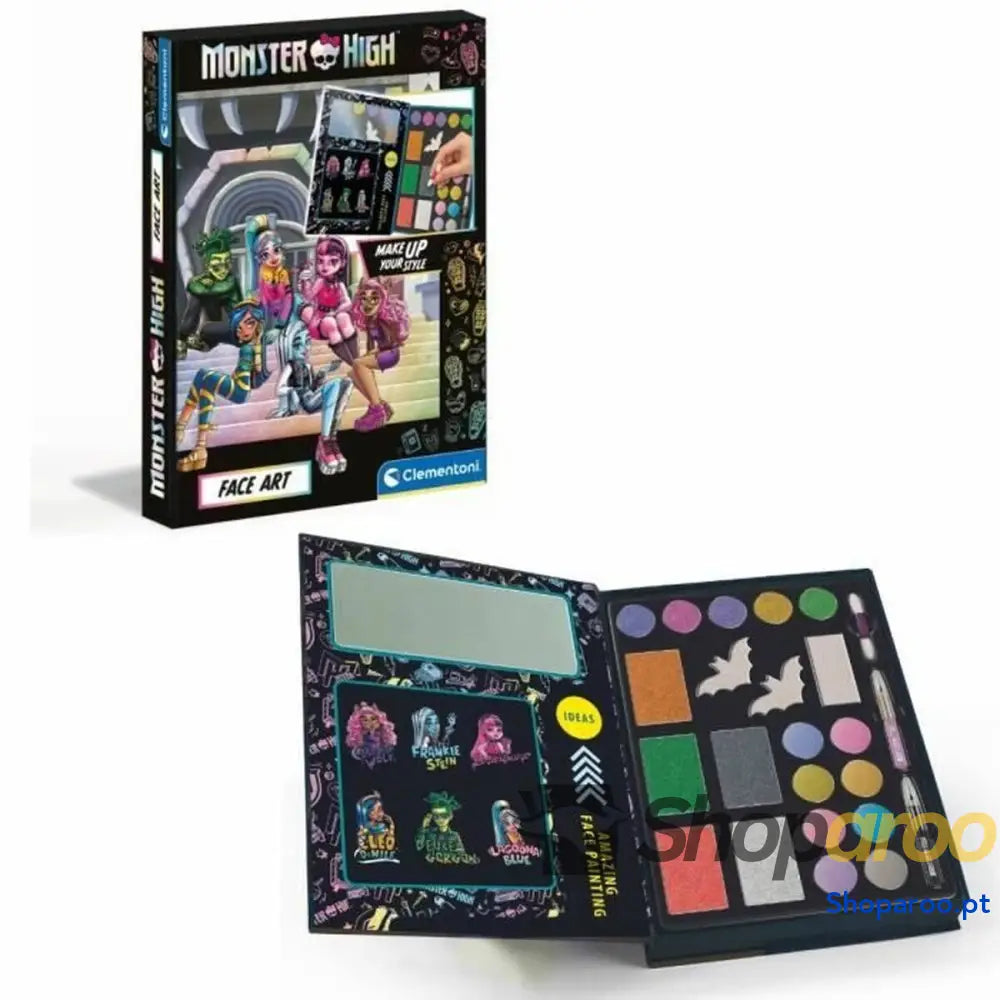 Conjunto de Maquilhagem Infantil Clementoni Monster High Fashion Designer Multicolor