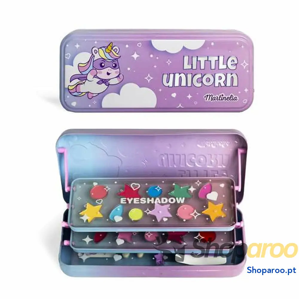 Conjunto de Maquilhagem Infantil Martinelia Little Unicorn 22,5 x 9,5 x 4,5 cm