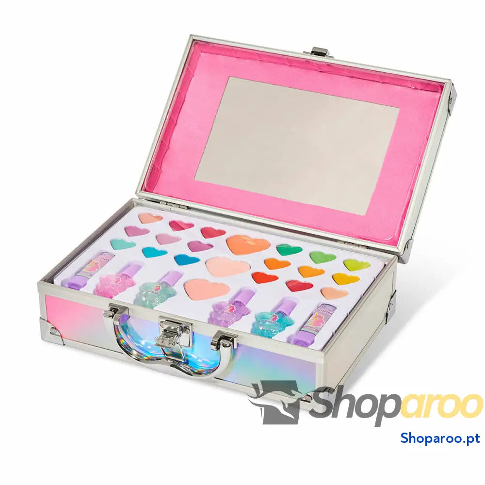 Conjunto de Maquilhagem Infantil Martinelia Little Unicorn Unicórnio 31 Peças