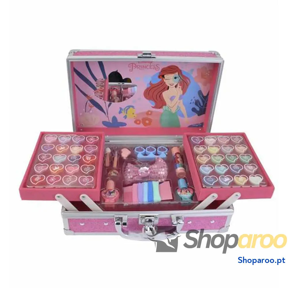 Conjunto de Maquilhagem Infantil Princesses Disney 25 x 19,5 x 8,7 cm