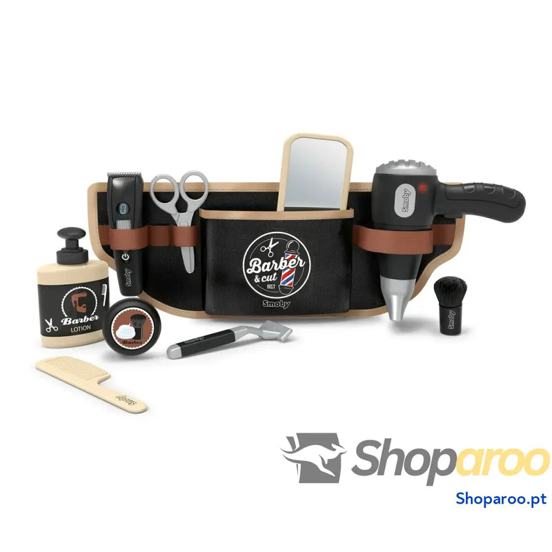 Conjunto de Maquilhagem Infantil Smoby BARBER & CUT BELT Preto