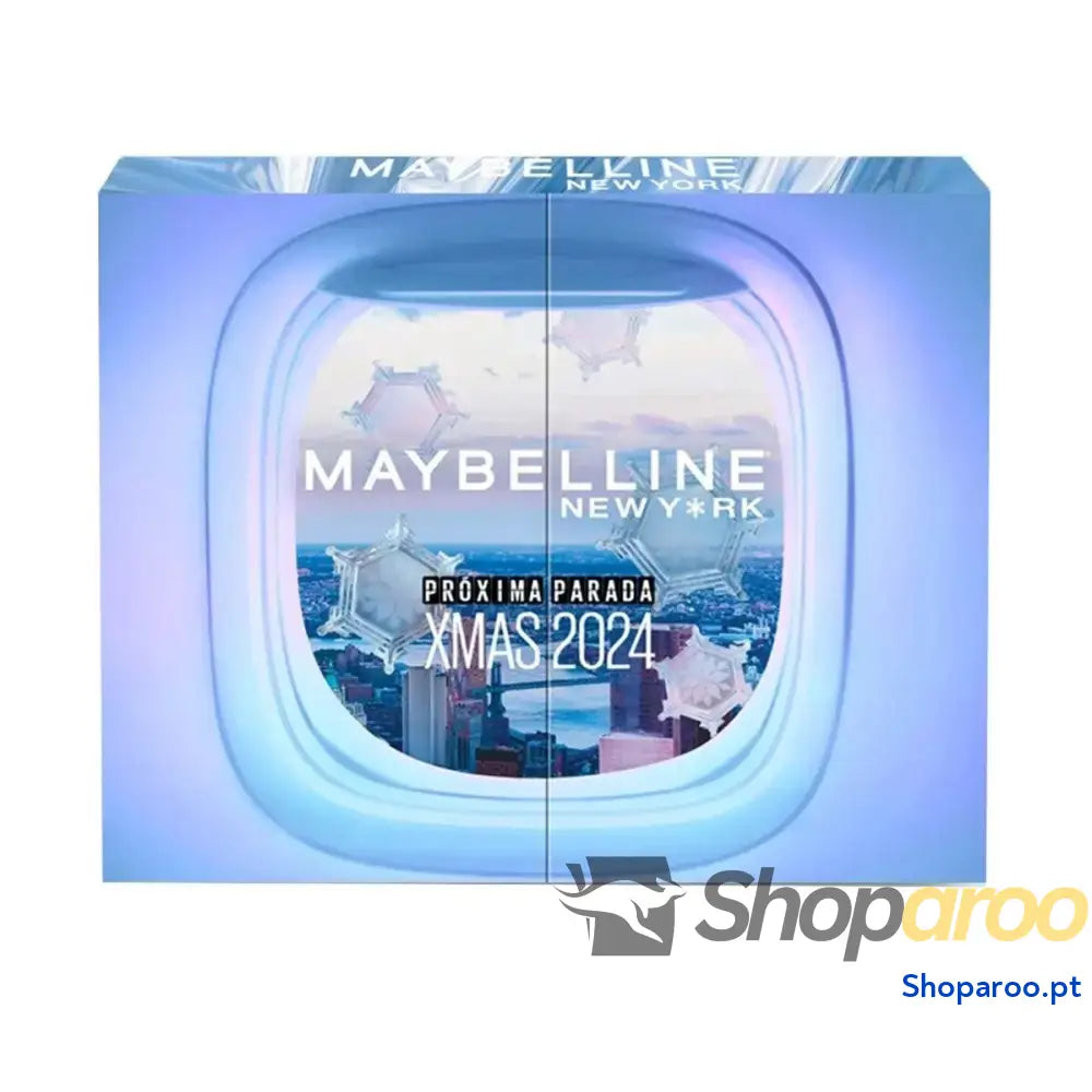 Conjunto de Maquilhagem Maybelline XMAS 2024 Calendário do Advento 12 Peças