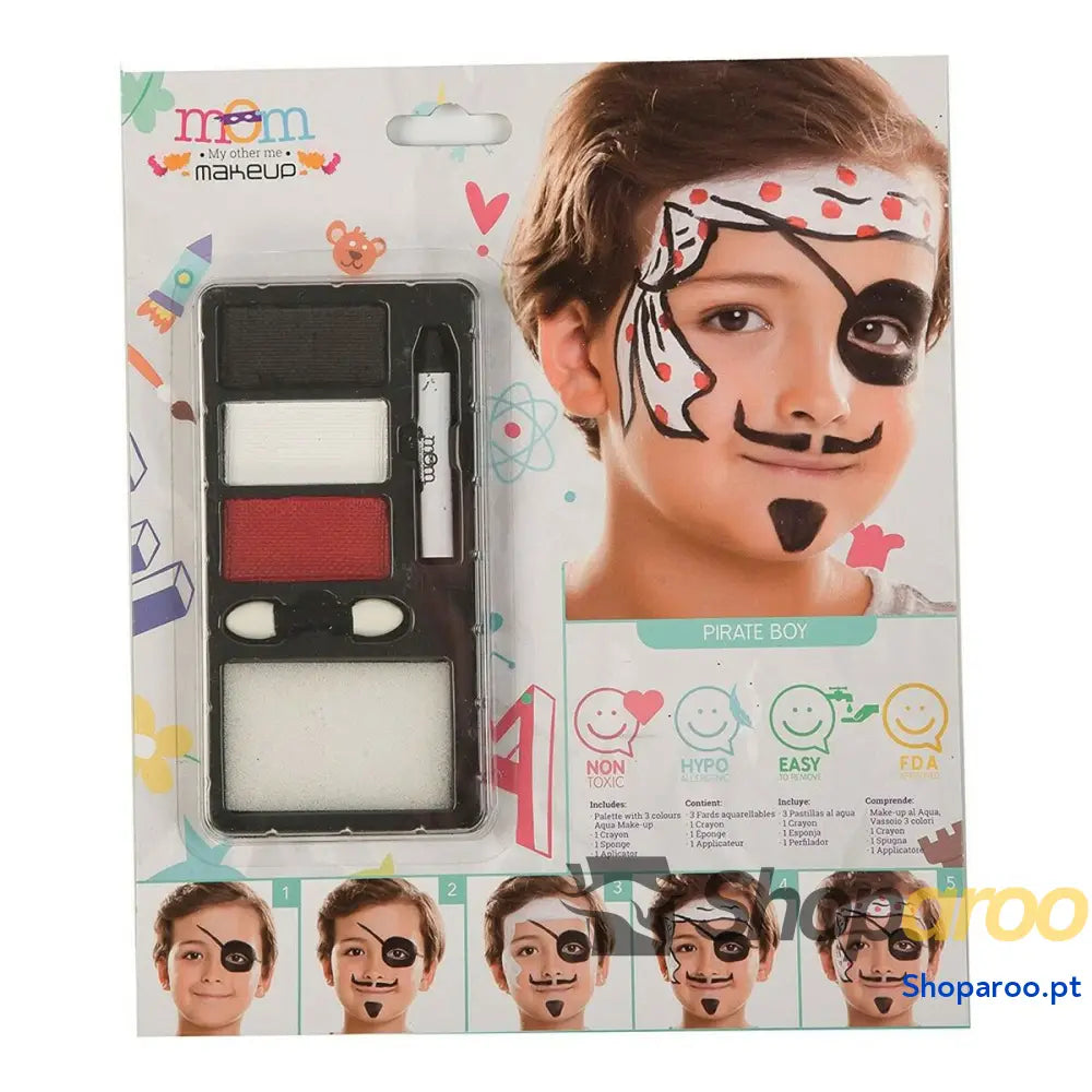 Conjunto de Maquilhagem My Other Me Pirata Homem (24 x 20 cm)